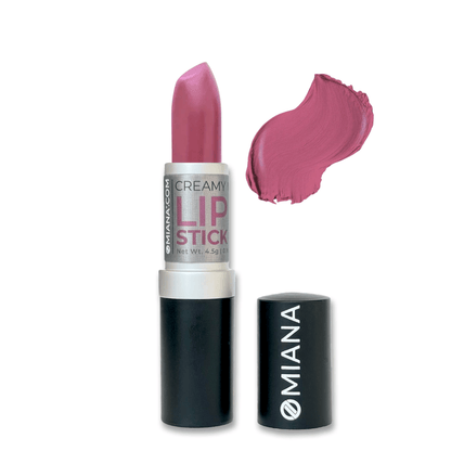 Omiana Natural Cosmetics Lipstick Plum Party Creamy Mineral Lipstick - Titanium Dioxide-Free + Mica-Free Options!